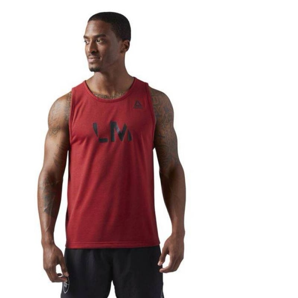 Reebok Les Mills Men's Red Tank Top